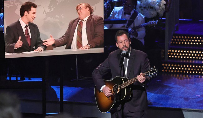 Adam Sandler out front to win his 1st Emmy Award thanks to ‘SNL50: The Anniversary Special’