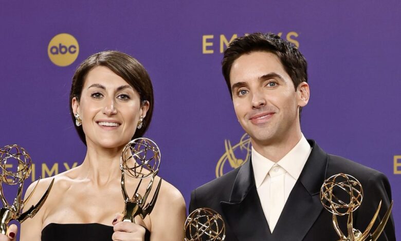 ‘Hacks’ Co-Creators Paul W. Downs & Jen Statsky On How ‘The Late Show’ Cancellation Hits Close To Ho...