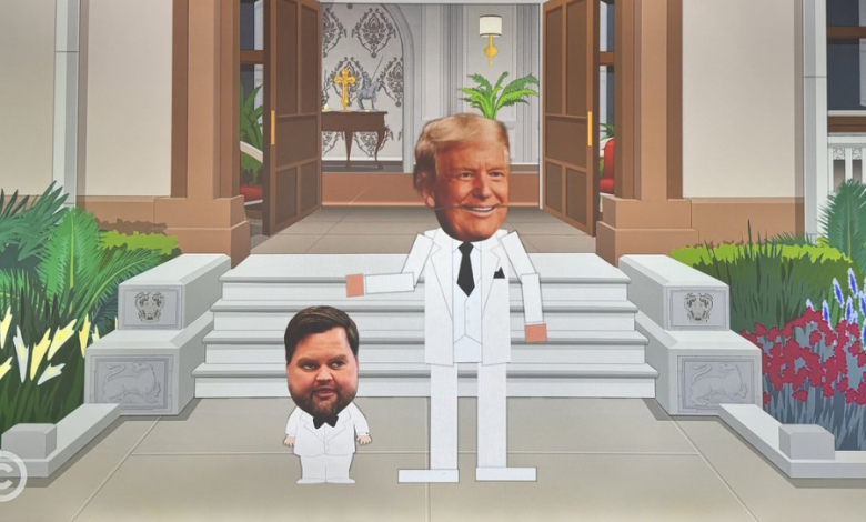 ‘South Park’ Lets Loose With A Trump, Satan & JD Vance Ménage À Trois, ICE Raiding Heaven, & Shootin...